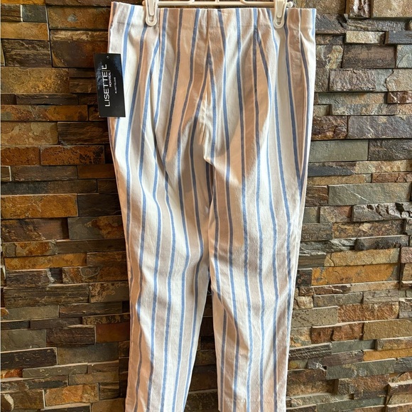 Women’s Striped Pants Crops Lisette L Montreal #lisettelove - Picture 6 of 6